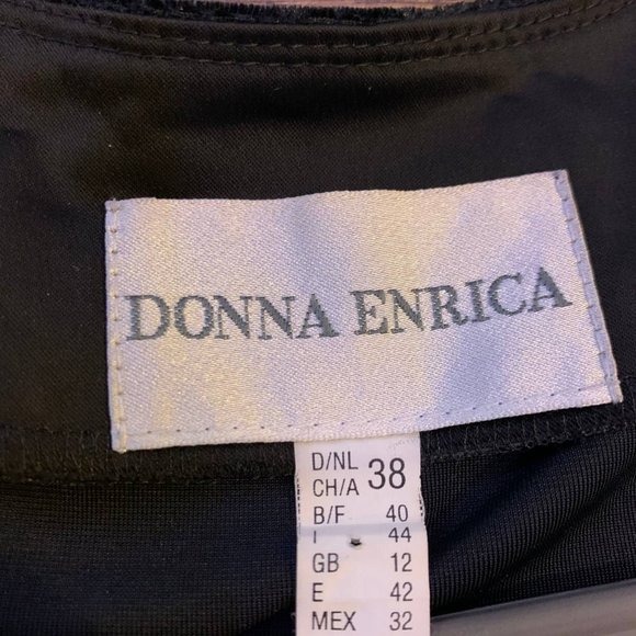 Vintage Donna Enrica Velvet Lace Dress - Picture 3 of 6